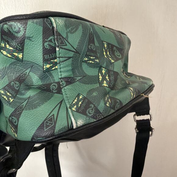 Harry Potter Slytherin Loungefly Mini Backpack Green Black Snake Bag